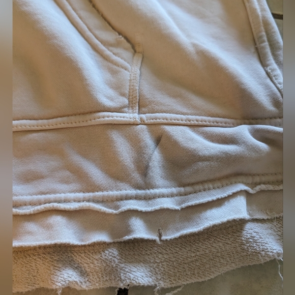 We the Free Beigey White Ombre Zuma Hoodie Sweater size Small - Picture 8 of 16